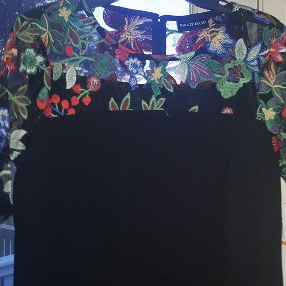 NINA LEONARD SHEATH DRESS - Picture 3 of 15